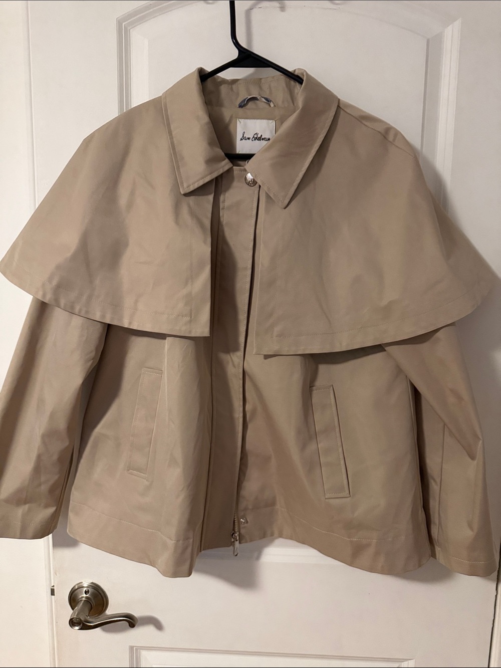 Sam Edelman Beige Cape Jacket